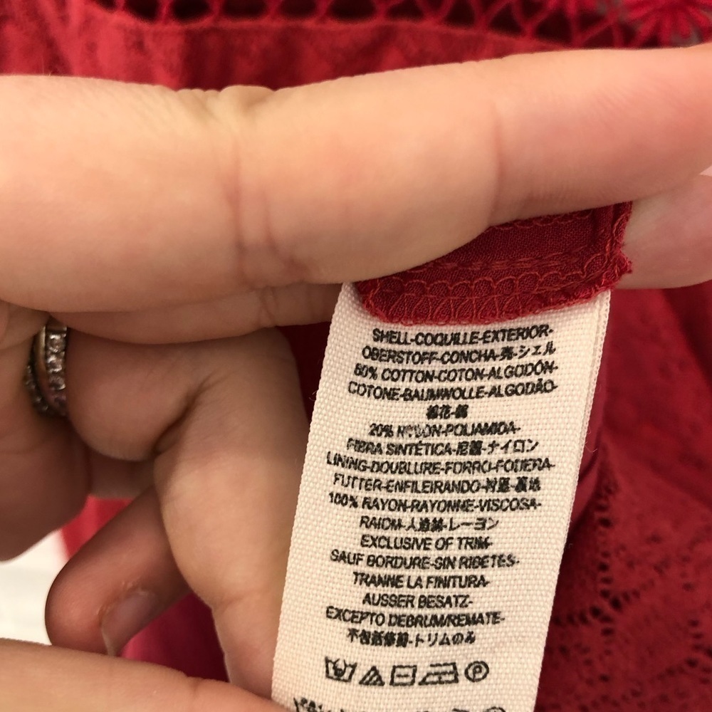 FREE People Daisy Waist Dress in Tibeten Red - Picture 8 of 8